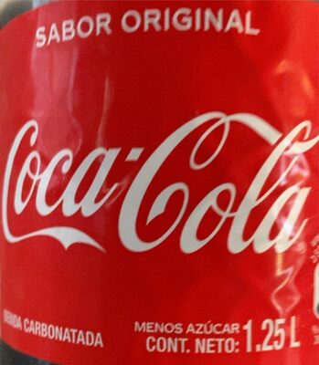 Coca Cola sabor original front packaging