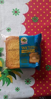 Pan tostado mantequilla sinaí