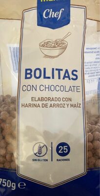 Bolitas con chocolate