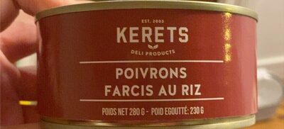 Poivrons farcis au riz