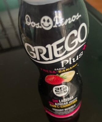 Yogurt griego +plus fresa banano