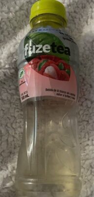 FuzeTea (zero sugar) té blanco sabor a lychee y rosa