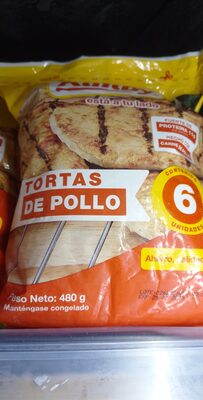 Tortas de pollo 6u