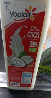 Yogurt líquido yoplait coco 1L