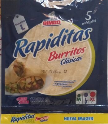 Rapiditas burritos clásicas tamaño L