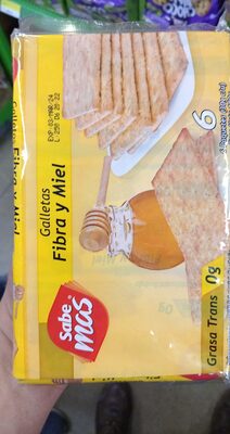 Galleta fibra y miel