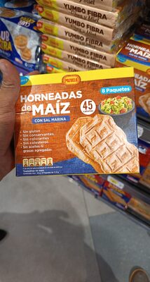 Horneadas de maíz con sal marina