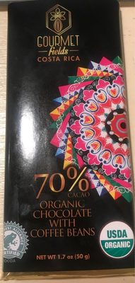 Organic Chocolate with Coffee Beans