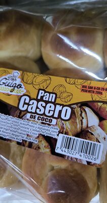 Pan casero coco