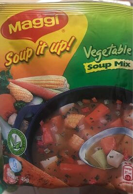 Maggi soup it up veggie front packaging
