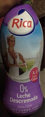 Leche Descremada front packaging