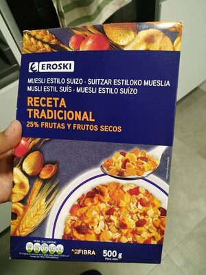 Muesli estilo suizo receta tradicional