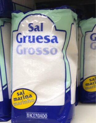 Sal gruesa front packaging