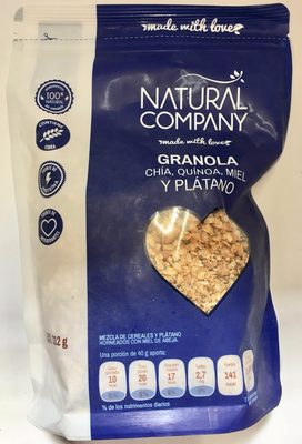 NATURAL COMPANY GRANOLA front packaging