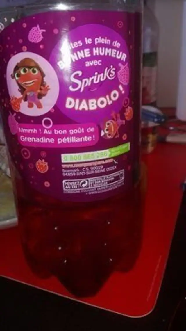 Sprinks diabolo grenadine - repère - 1,5 litres front packaging