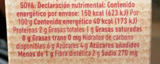 Salsa de tomate para pizza nutrition facts table