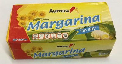 Margarina sin sal Aurrera front packaging