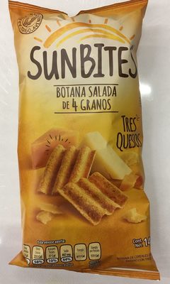 Sunbites Tres Quesos front packaging