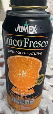 Unico fresco jugo de naranja