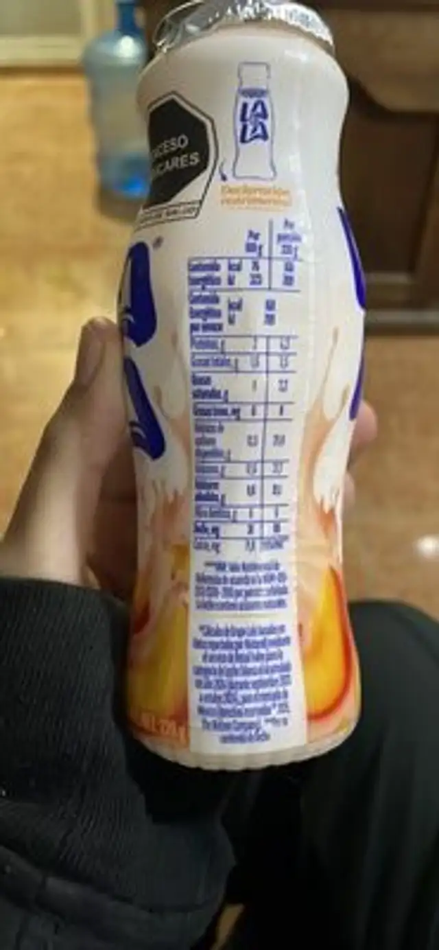 durazno nutrition facts table