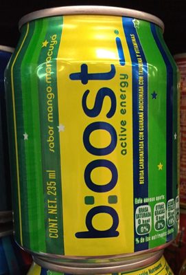 B:oost active energy sabor mango-maracuya front packaging