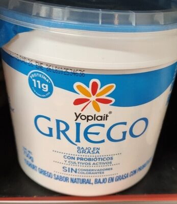 Yoghurt sabor natural estilo griego front packaging