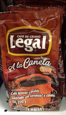 Café de grano a la canela