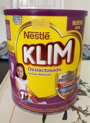 Klim Deslactosado 1+ front packaging