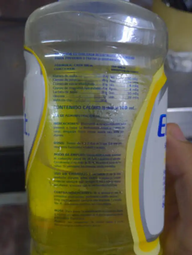 Electrolit ingredients label