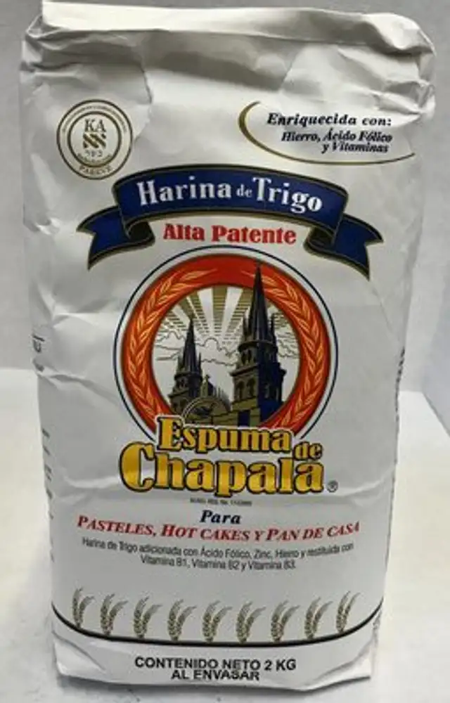 Harina de trigo front packaging