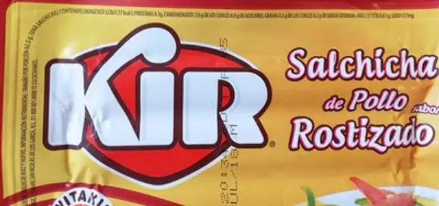 Salchicha Kir nutrition facts table