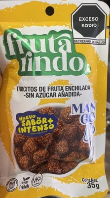 Trocitos de Fruta Enchilada - Sin Azúcar Añadida