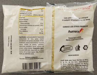 Mozzarella Picado front packaging