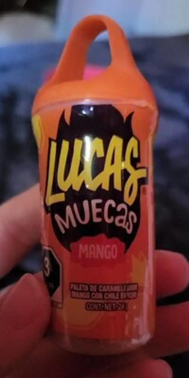 Lucas muecas mango front packaging