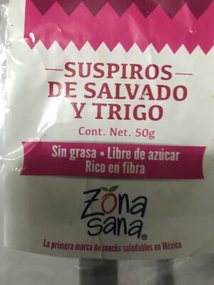 Suspiros de salvado y trigo front packaging