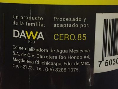 Energie ingredients label