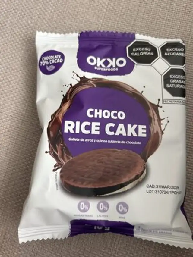 Choco Rice Cakes front packaging