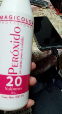 Peróxido para el cabello front packaging