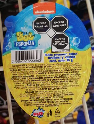 huevo bob esponja front packaging