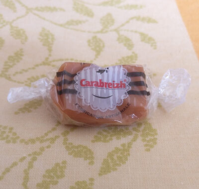 Caramels traditionnels au beurre salé front packaging