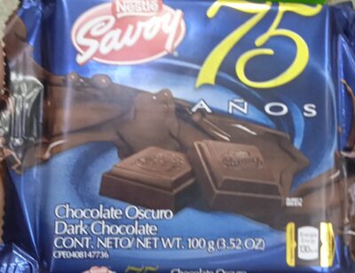 Chocolate oscuro Savoy