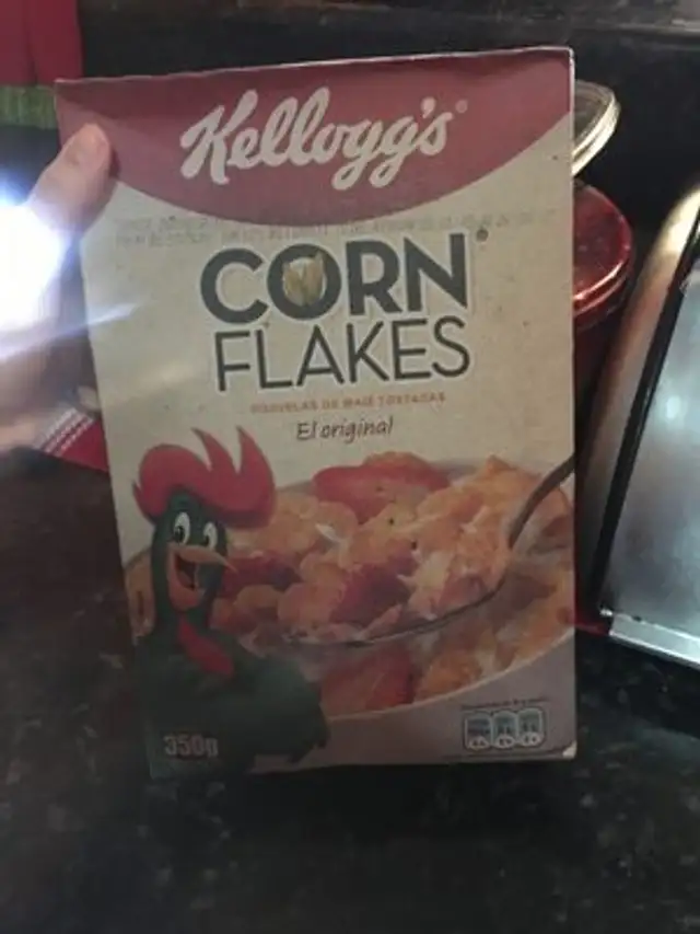 Cornflakes front packaging