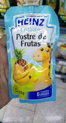 Colado postre de frutas