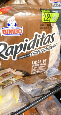 Tortillas con Chia y Quinoa 22 und /M