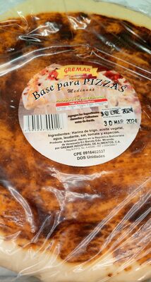 Base para Pizza 2 und