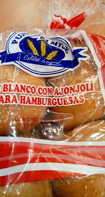 Pan Blanco con Ajonjoli para Hamburguesas