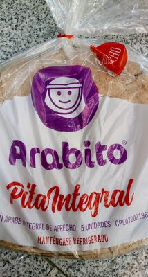 Pita integral Pan árabe de afrecho 5 und
