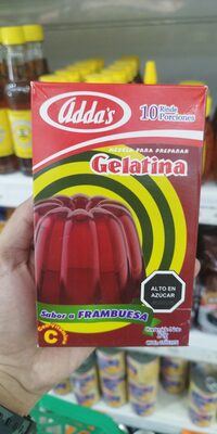 gelatina sabor a frambuesa
