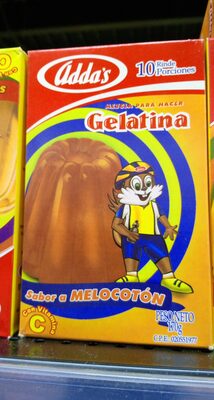 Gelatina sabor a melocotón