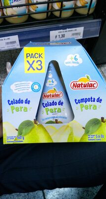 Colado de pera pack x 3